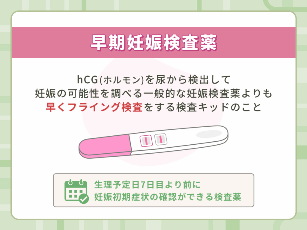 早期妊娠検査薬