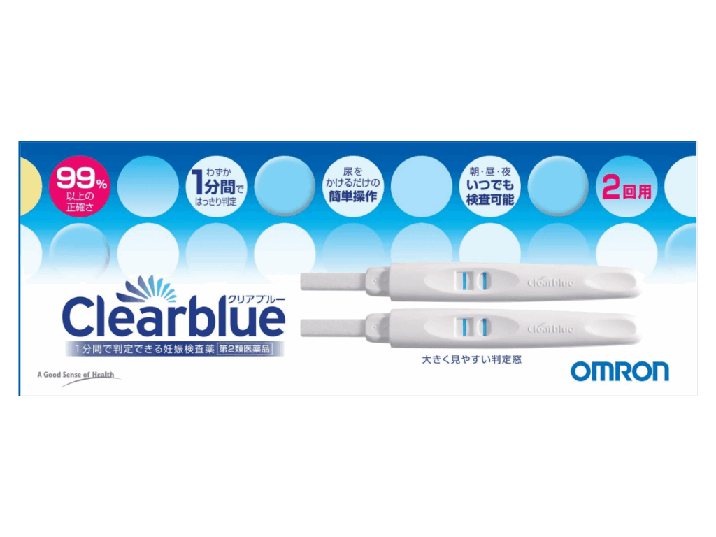 【クリアブルー】妊娠検査薬の値段や商品特徴