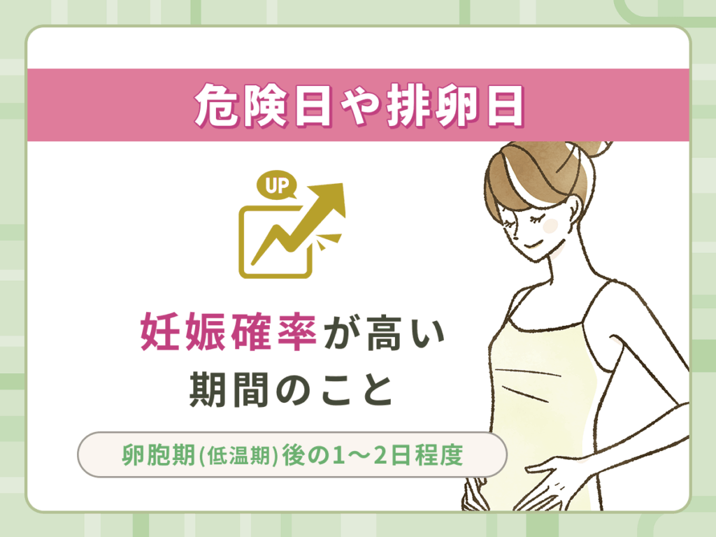 危険日・排卵日は妊娠確率が最も高い期間のこと